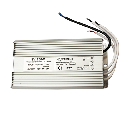 Ανθεκτικά 120V 220V στεγανοποιούν το πλαστικό υλικό αργιλίου παροχής ηλεκτρικού ρεύματος των οδηγήσεων IP67